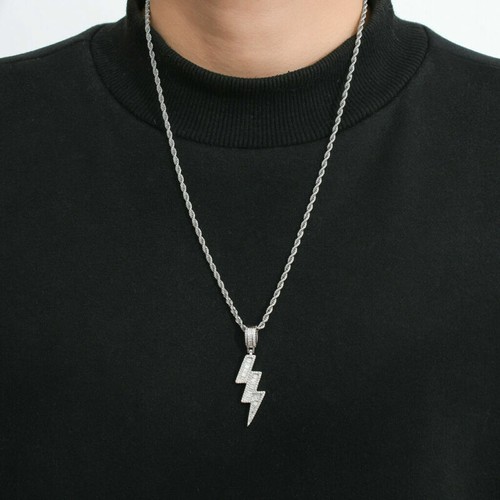 Lightning pendant necklace - lightning,